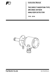 Thumbnail of document Manual - ZFK8 Oxygen Detector